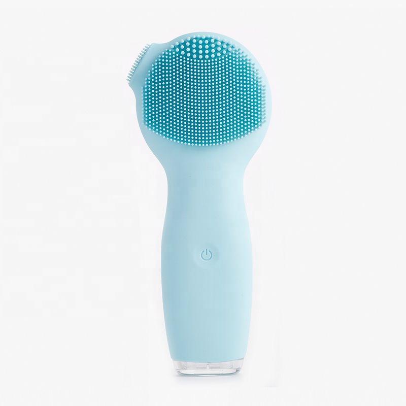 Mini Electric Face Massager Sonic Handle Silicone Facial Cleaning Brush Multi-Function Face Cleansing Beauty Device USB RECHARGE