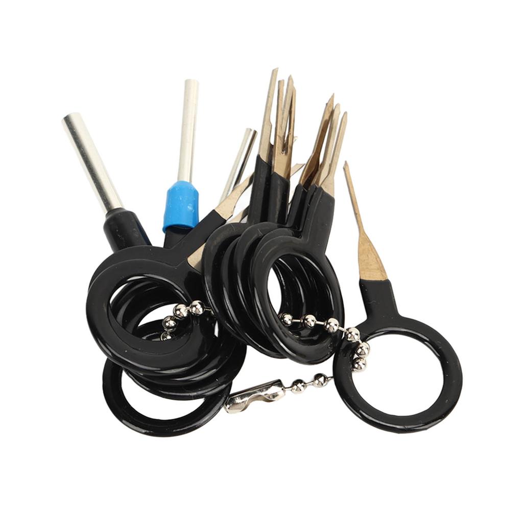 11 Pcs Car Terminal Removal Tool Kit Electrical Wiring Crimp Connector Pin Extractor Set for Car