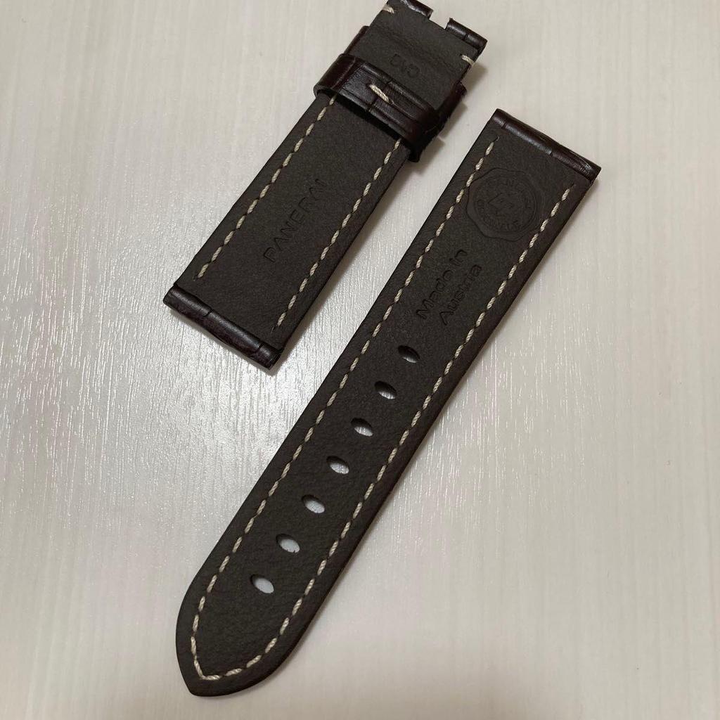 Used Alligator Strap for PANERAI 22/20 Buckle
