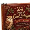 Christmas Stocking Stuffers Village Advent Calendar, 24-Day Countdown Set with Collectible House to Calendar Ornament, 2D Acrylic Tabletop Decor,