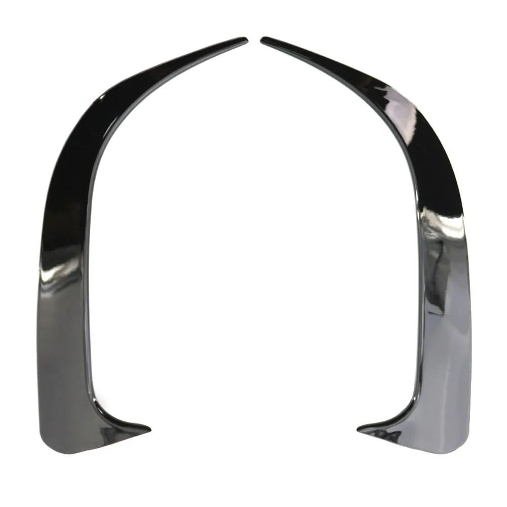 

2Pcs Gloss Black ABS Car Rear Bumper Lip Spoiler Canards Carbon Fiber Vents For Mercedes Benz CLA 45 AMG W117 250 200 2014-2018