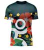 Simple Fashion Running T-Shirt Summer Casual Outdoor Fitness 3D Printed Men's Sports T-Shirt