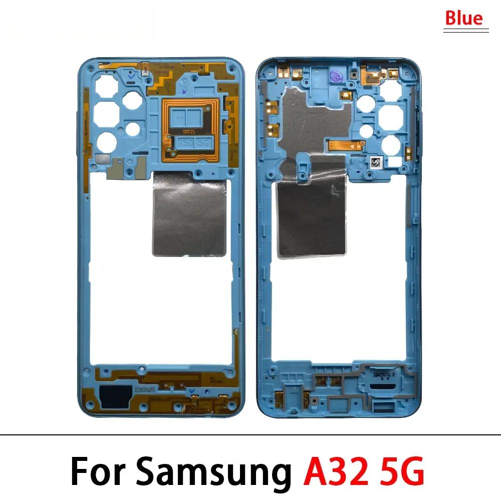 For Samsung A22 A32 4g 5g A225f A226b A325f A326b Housing Middle Frame Plate Cover Repair Parts