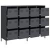 Sideboard Anthracite 135 x 39 x 103.5 cm Cold rolled Steel