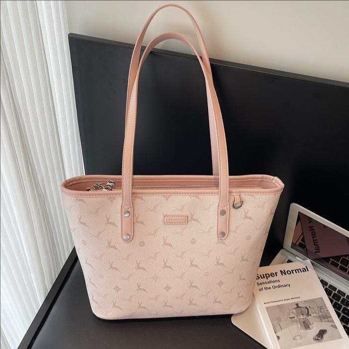 Large Capacity Tote Bag New Handbag Commuter Shoulder Bag Fashion Underarm Bag