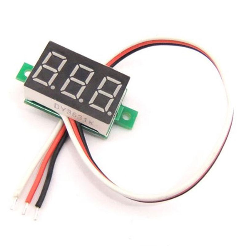

Digital Voltmeter DC 4.5V to 30V Digital Voltmeter Voltage Panel Meter Red For 6V 12V Electromobile Motorcycle Car червоний