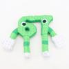 Green No. 67 Steal A Brainrot Rainbow 67 Plush Toy No. 67 Stuffed Doll Toy Game Set Peripherals Christmas Holiday Toy Perfect Gift for Game Fans Kid