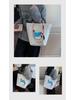 Spring Japanese Embroidered Eco-friendly Women's Shoulder Bag - Trendy, Large Capacity, Lightweight Tote