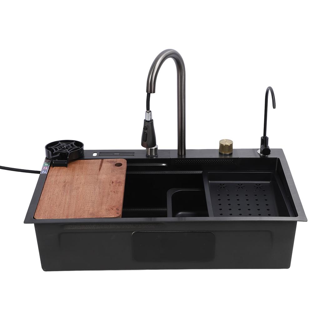 Drop In Kitchen Sink Multifunction Single Bowl Stainless Steel Kitchen Sink Workstation with 360 Deg