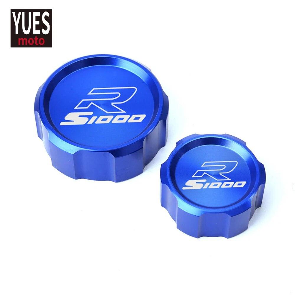 Motorcycle Accessories Front & Rear Brake Fluid Reservoir Cap Cover For BMW S1000R 2012 2013 2014 2015 2016 2017 2018