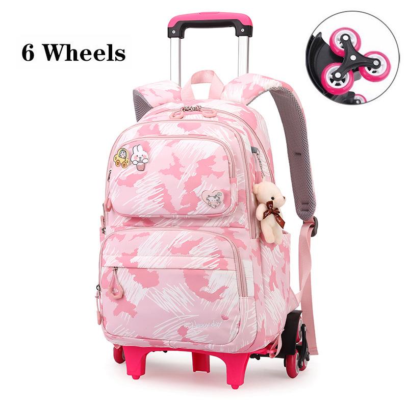 Rolling Wheeled Backpack Book Bags school