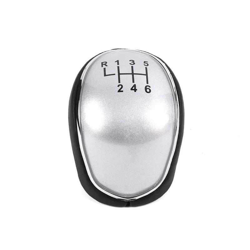 5/6 Auto Leder Schaltknauf für Ford S-Max C-Max Kuga Galaxy Mondeo 4 Mk4 Transit Tourneo Connect Focus Auto Zubehör