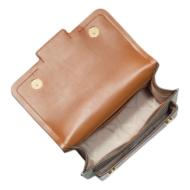 Michael Kors Monogramm Kette Pendeln Praktisch Metallschnalle Klappe Umschlag Umhängetasche Groß Damen Umhängetasche 30S2G7HL3B-149