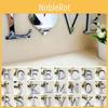 Letters 4 Love Home Furniture Mirror Tiles Wall Sticker Selfadhesive Art Decor