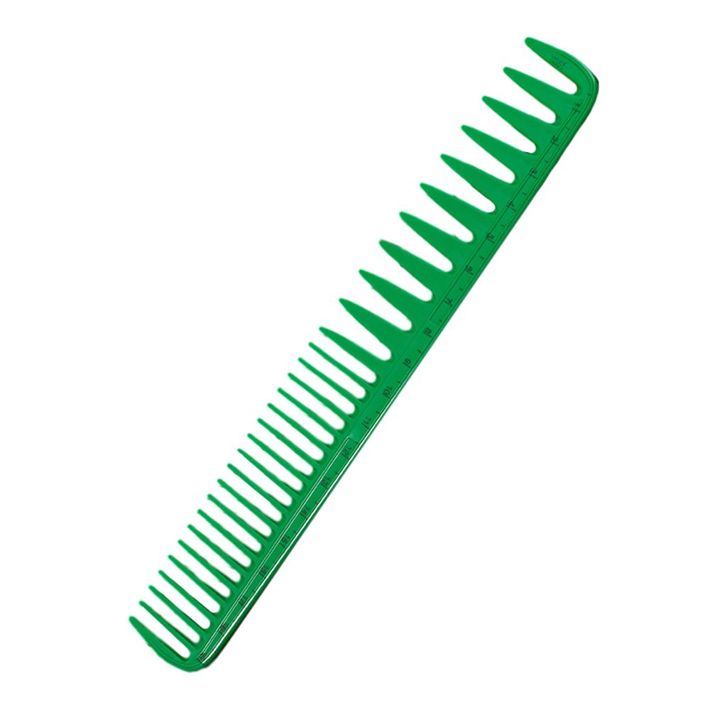 Japanese Design Hair Comb for Women with Measurement Scale Wide Teeth Easy Styling