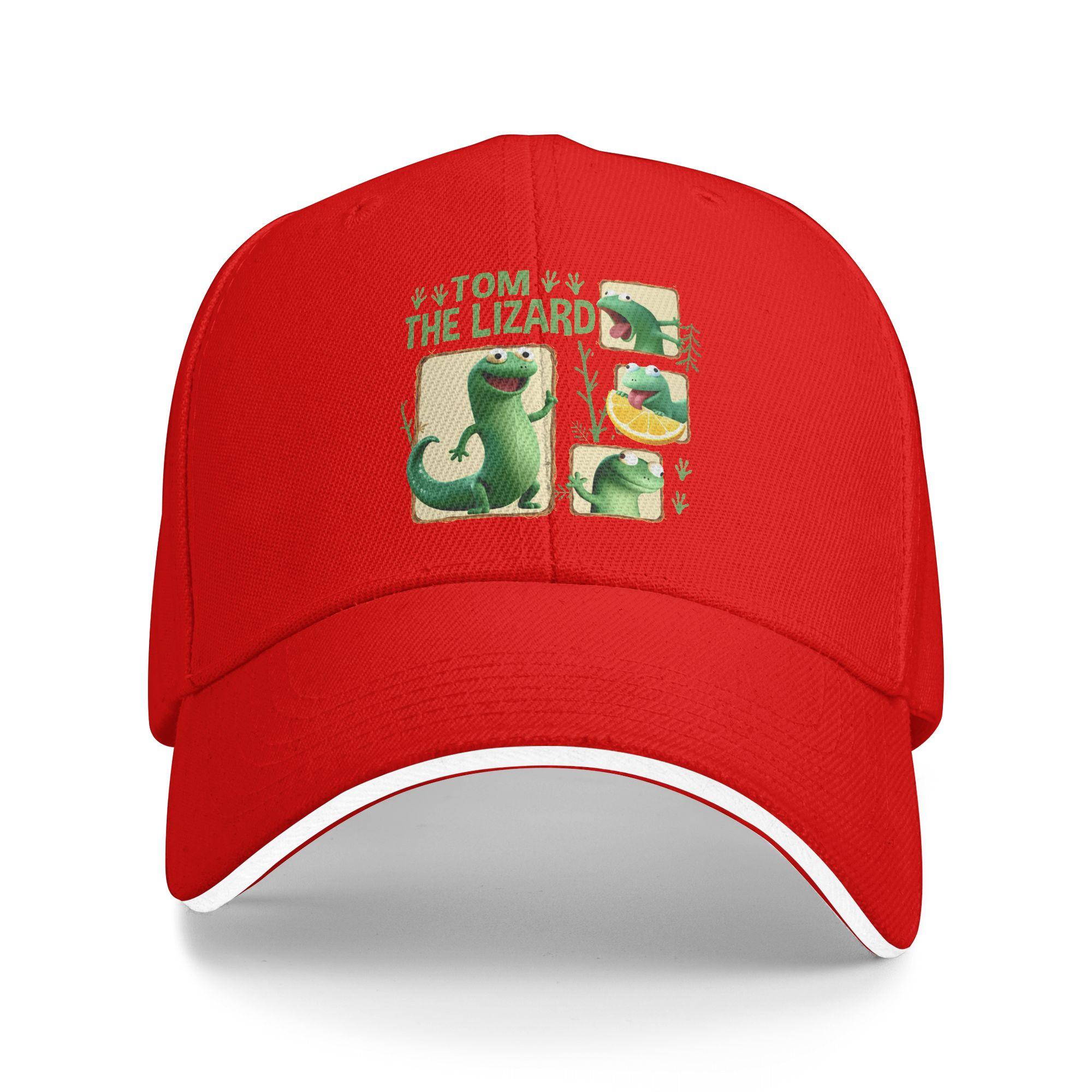 

Tom The Lizard Baseball Cap Hoppers Unisex Women Design Hip Hop Hats Spring y2k Retro Kpop Rock Wholesale Baseball Caps One Size