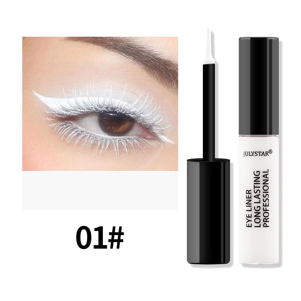 Cool black eyeliner Color eyeliner pen Waterproof, oil-proof and non-smudging matte eyeliner 2.5ML