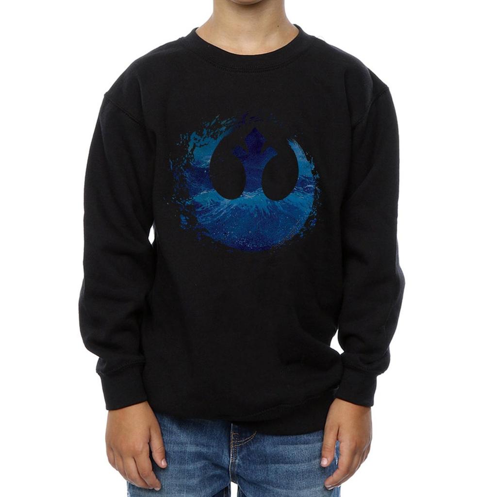 Star Wars: The Rise of Skywalker Boys Star Wars The Rise Of Skywalker Resistance Symbol Wave Sweatshirt