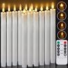 LED-Kandelaber mit 2/4 Arten von Flammenform Fernbedienung Batteriebetrieben Kerzenhalter Flackernd Flammenlos Weihnachtsbeleuchtung