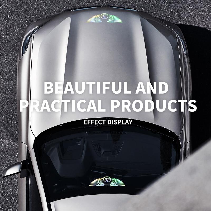 Car Logo Angel Wings Decoration 3D Reflective Waterproof Sticker For Lexus F-SPORT ES RX NX LS UX LM LX GX LC RZ IS CT GS RC HS