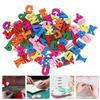 300pcs Mixed Colors Wooden Alphabet Assorted Colored Wooden Craft Letters  Wedding Decor