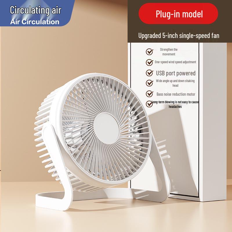 

USB Portable Silent Desk Fan - 5, 6, or 8 Inch for Desktop or Office Use Official Standard