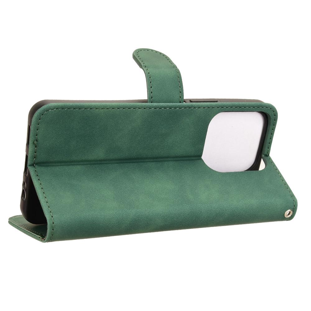 For Honor X6b 4G Leather Case Skin-Feel Anti-Drop Wallet Flip Phone Cover