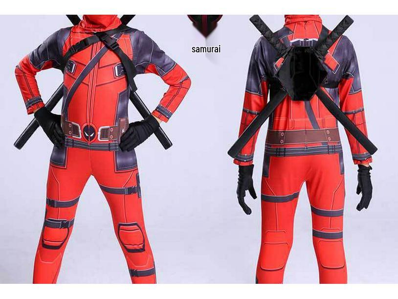 Combinaison Spider Hero Deadpool - Costume Cosplay d'Halloween pour Enfants et Adultes