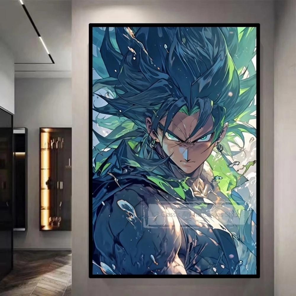Dragon Ball Starry Night Tapestry  Sun Wukong Super Saiyan Anime Hanging with Gokus Kamehameha Ideal for Otaku Bedroom Decor