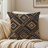 Modern Geometric Boho Style Pillow Case Double-Sided Plush Sofa Cushion Covers Organic Breathable Invisible Zipper