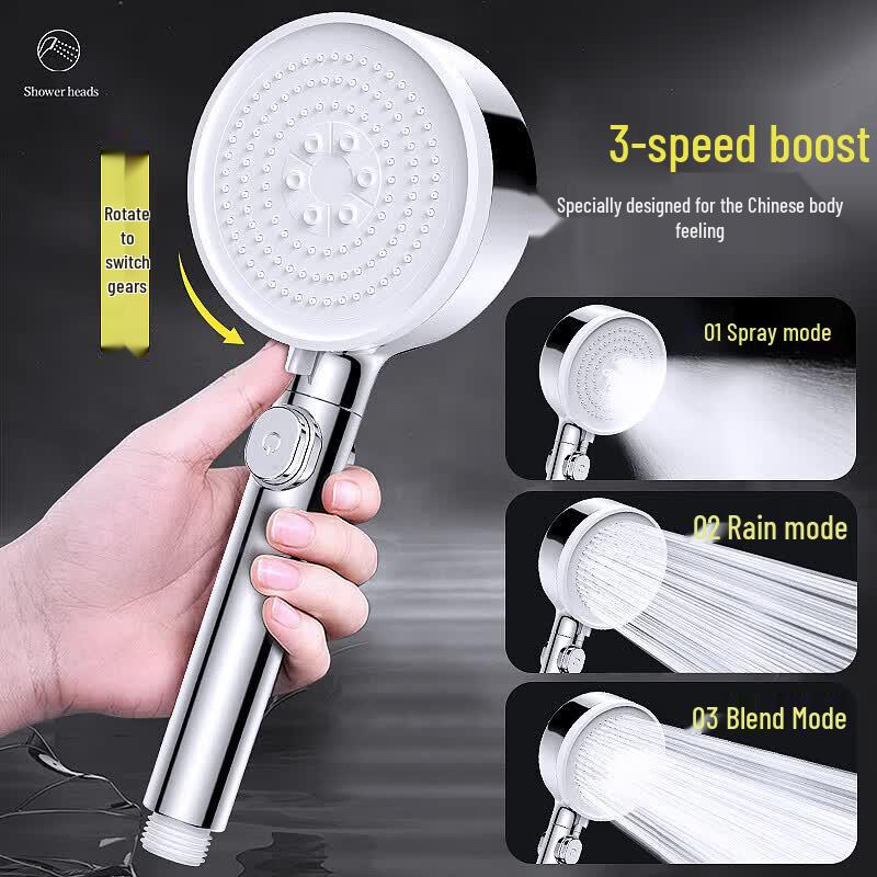 Haili Pressurized Shower Head Set