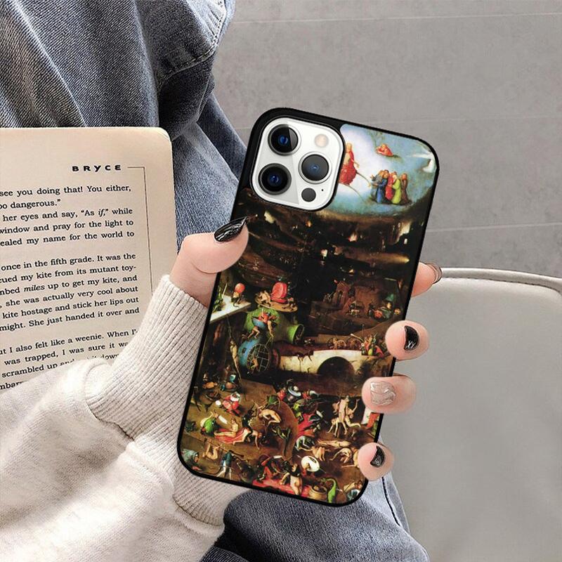 Hieronymus Bosch Art Phone Case For iPhone 17 Air 16 15 14 plus 11 12 13 Pro  Max coque Cover Shell