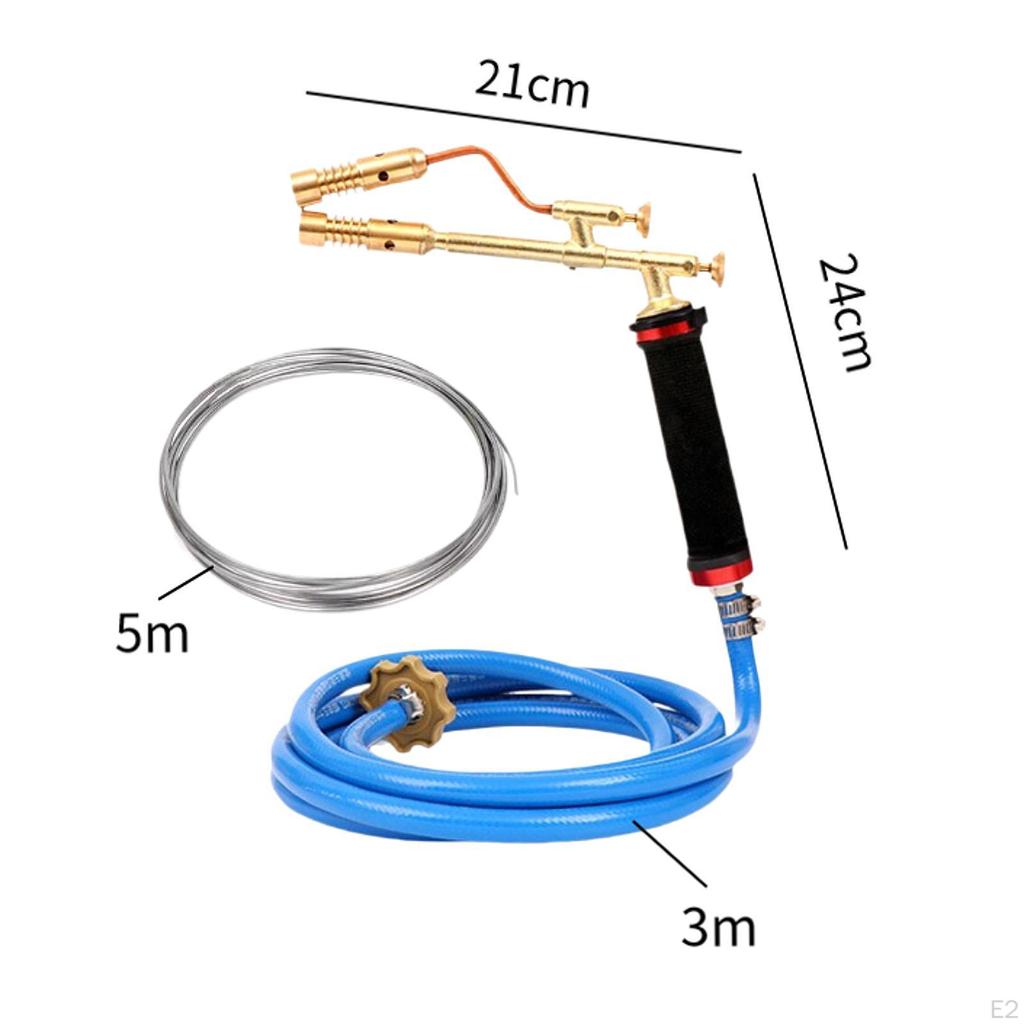 Adjustable Flame Propane Welding Torch Head with 3M Hose And Copper Aluminum Flux Cored Wire