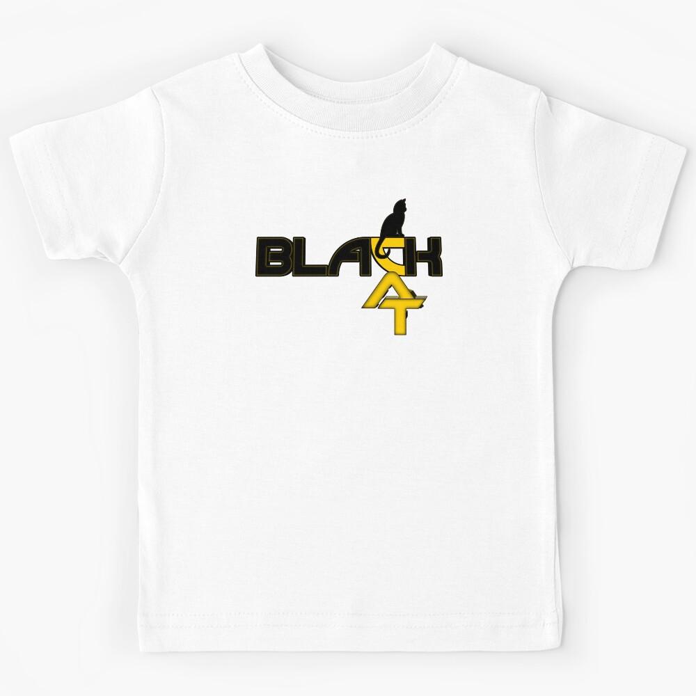 black kitten, lifestyle Kids T-Shirt 120