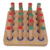 Wooden Insertion Plate Finger Dexterity Improve Fine Motor Coordination Hand Rehabilitation Peg Board Medium