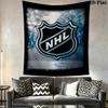 NHL Wall Tapestry Aesthetic Wall Hanging Printed Fabric Blanket Decorative Tapestries for Bedroom Living Room Home Decor