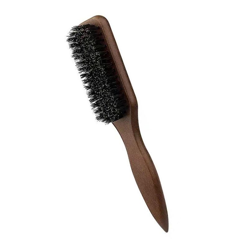 Beard & Hair Grooming Kit: Tail Bristle Brush, Beard Comb, Styling Oil