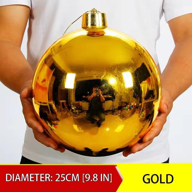 1 pz 150mm-250mm Pallina Decorazione Natalizia Ornamenti Albero di Natale Appendi Pallina Lucida per Casa Bar Festa Matrimonio Decorazione Xmas