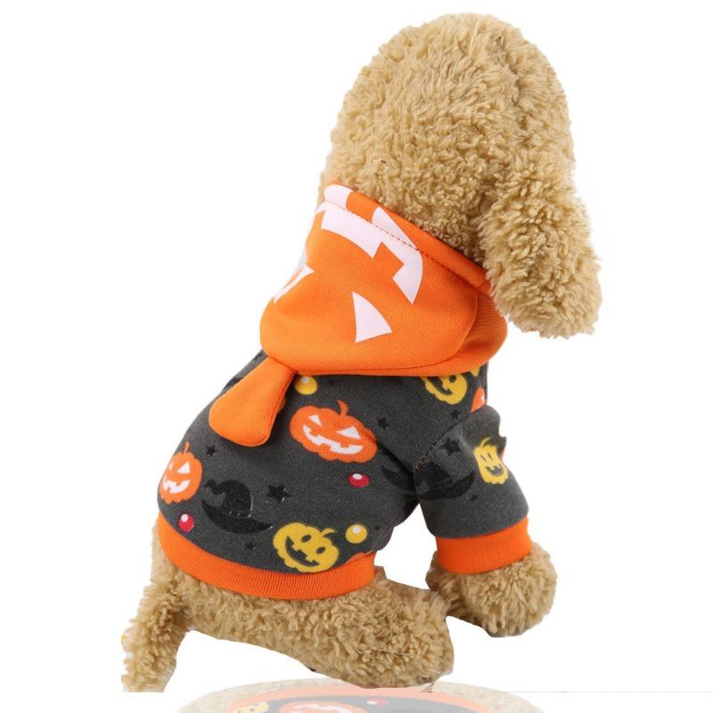 Pumpkin Lantern Cats Transform Into Funny Costumes for Halloween and Christmas, Dog and Cat Pet Clothes, Dog Supplies for Autumn and Winter