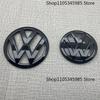 Car Front Grill Emblem Rear Trunk Lid Badge For Volkswagen MK7 2014 2015 2016 2017 Golf 7 Replacement Black Auto Accessories ol.056