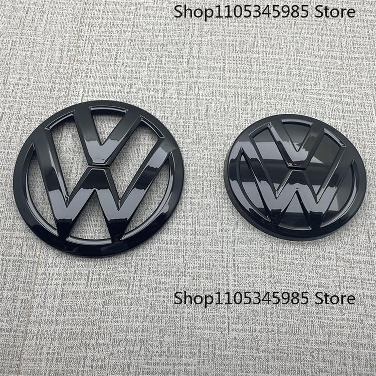 Car Front Grill Emblem Rear Trunk Lid Badge For Volkswagen MK7 2014 2015 2016 2017 Golf 7 Replacement Black Auto Accessories ol.056