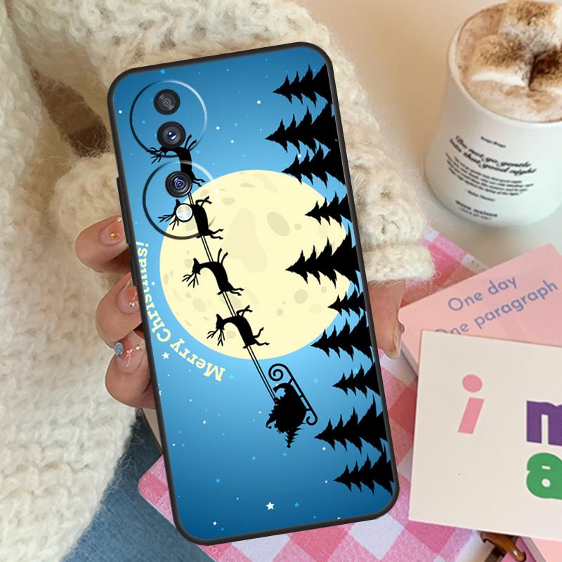 Feliz Navidad Papá Noel Para Honor Magic 8 7 6 5 Pro Funda Para Honor Win RT X9d X9b X9c X9a X8c X8b 200 400 70 90 Lite