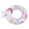 Children for Unicorn Inflatable Swimming Ring Glitter Pool PVC Float Tube Star Pattern
