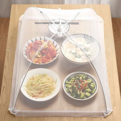 Food Cover Net Foldable Kitchen Fly and Mosquito Net Tent Dome Net Umbrella Picnic Protection Plate Cover Kitchen Accessories