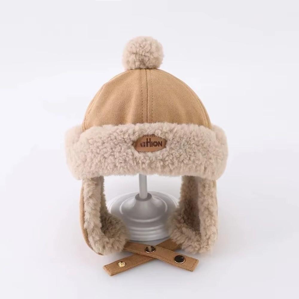Cute Kid Lei Feng Hat Fleece-Lined Ear Protection Cap New Warm Hat Children