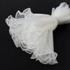 Stiefmütterchen Welle 3D Blumendeko Strauß Plissiertes Netz Gaze Wickel
