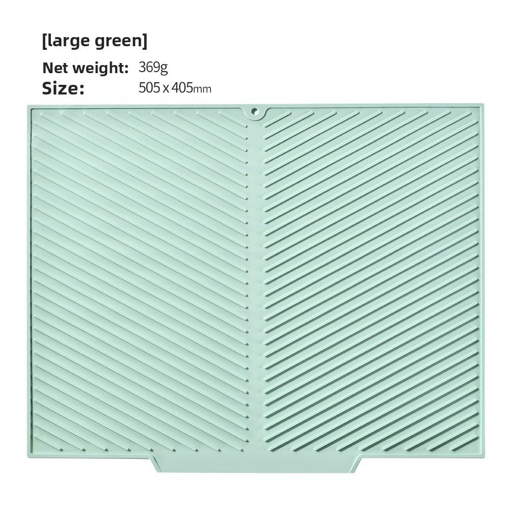 Silicone Kitchen Mat With Nonslip Textured Surface For Home Use And Dish Drying