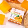 Kurkuma-Ingwer-Essenzölseife, handgemachte Seifen, saubere und feuchtigkeitsspendende 80-g-Seife