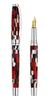 Xezo Urbanite II Trek Red Retro-Style Medium-Nib Fountain Pen. No Two Are Exactly Alike.