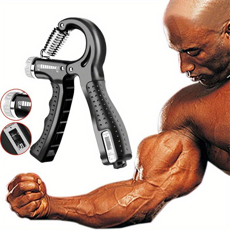 Adjustable Arm Grip Trainer, 0-60Kg/22-132Lb, Home Fitness Equipment, Lightweight, Strength Training Aid, Grip Assistance for Health & Home Use